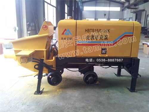 礦用濕噴臺車，礦用混凝土泵，礦用攪拌機發貨